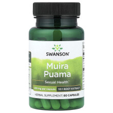 Swanson, Muira Puama, 250 mg, 60 Cápsulas