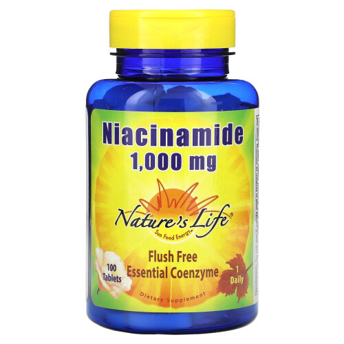 Nature's Life, Niacinamide, 1.000 mg, 100 Tablets