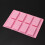 Molde rectangular de resina para joyería, 8 cavidades 4