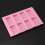 Molde rectangular de resina para joyería, 8 cavidades 5