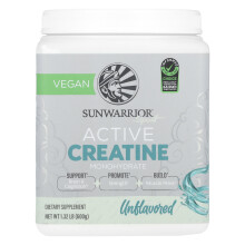 Sunwarrior, Sport, Actief Creatine Monohydraat, Ongevoopt, 1,32 lb (600 g)