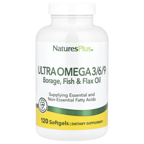 NaturesPlus, Ultra Omega 3/6/9, 120 Softgels