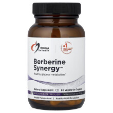 Designs For Health, Berberin Synergi, 60 Vegetariska Kapslar