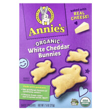 Annie's Homegrown, Organische Witte Cheddar Bunny's, Gebakken Crackers, 7,5 oz (213 g)