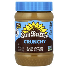 SunButter, Napvirág magliszt, Crunchy, 16 oz (454 g)