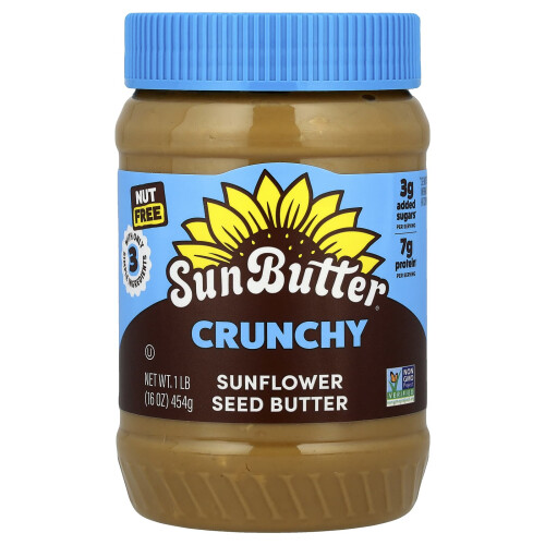 SunButter, Βούτυρο από Σολάκι, Crunchy, 16 oz (454 g)