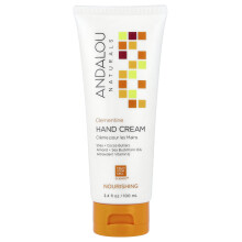 Andalou Naturals, En Sti, Shea Butter + Cocoa Butter Håndcreme, Clementine, 3,4 fl oz (100 ml)