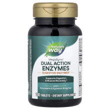 Nature's Way, Mega-Zyme, Systemiske Enzymer, 100 Tabletter