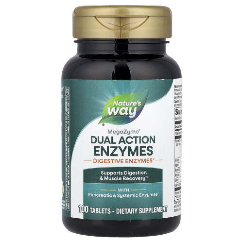 Nature's Way, Mega-Zyme, Systemic Enzymes, 100 Tablets