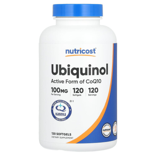 Nutricost, Ubiquinol, 100 mg, 120 Μυλίδια