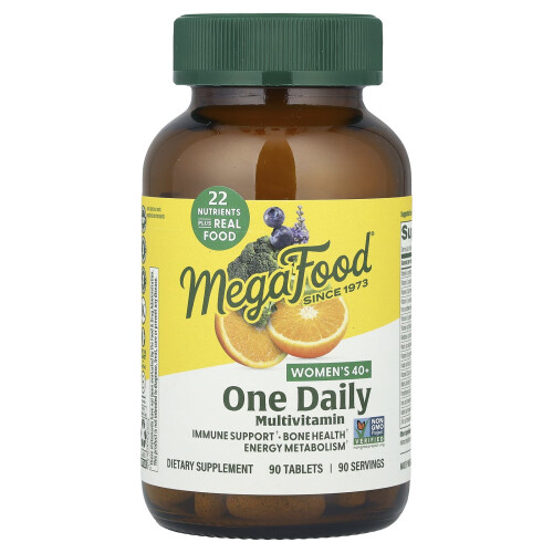MegaFood, Γυναίκα 40+ Μία Καθημερινή Πολυβιταμίνη, 90 Φιαλίδια