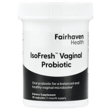 Fairhaven Health, IsoFresh Probiotik, 30 Kapslar