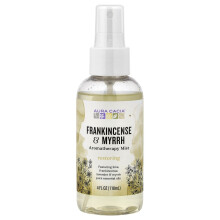 Aura Cacia, Frankincense & Myrrh, Aromatherapieruimte- en lichaamsspray, 4 fl oz (118 ml)
