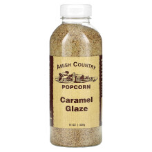 Amish Country Popcorn, Popcorn Glaze, Caramel, 15 oz (425 g)