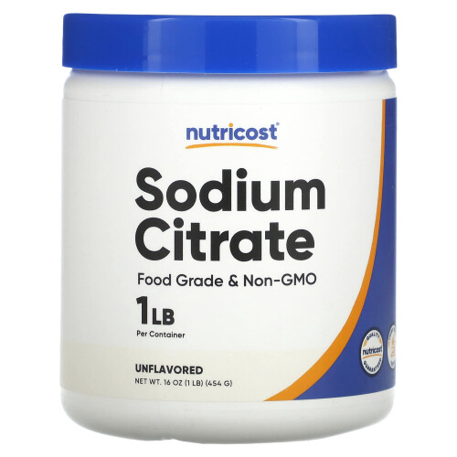 Nutricost, Sodium Citrate, Unflavored, 16 oz (454 g)
