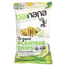 Barnana, Patatine di Planta Organiche, Limone di Acapulco, 5 oz (140 g)