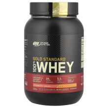 Optimum Nutrition, Gold Standard 100% Whey, Strawberry Banana, 2 lb (907 g)
