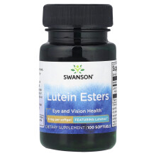 Swanson, Luteïne Esters, 6 mg, 100 Zachte capsules