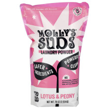 Molly's Suds, Alkuperäinen Pesuaines, Lotus ja Peony, 79 oz (2,23 kg)