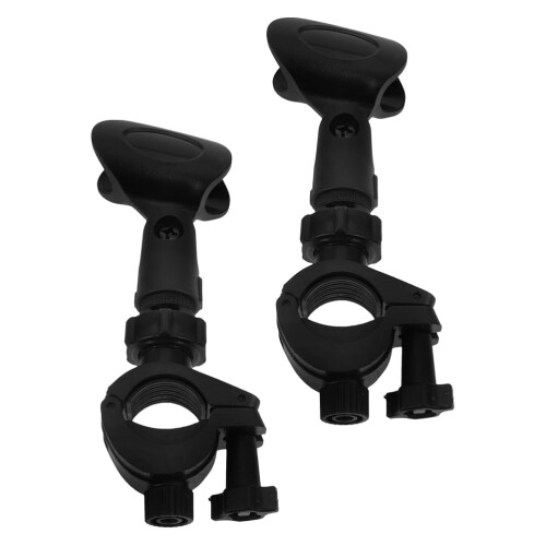 2 Sets Mic Stand Clip Adjustable Clip Universal Mic Holder Accessory 2