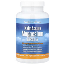 NaturesPlus, KalmAssure, Magnesium, 420 mg, 240 Veggelatine Kapsules (105 mg per Kapsule)