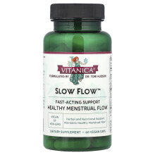 Vitanica, Flux Lento, Flux Menstrual Sănătos, 60 Capsule Vegan