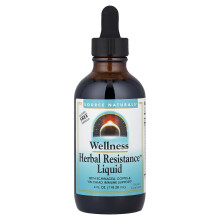 Source Naturals, Wellness Herbal Resistance Liquid, Alkoholfri, 4 fl oz (118.28 ml)