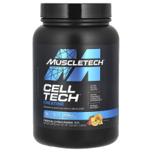 MuscleTech, Creatina Cell Tech, Punch de Citrus Tropical, 3 lbs (1.36 kg)