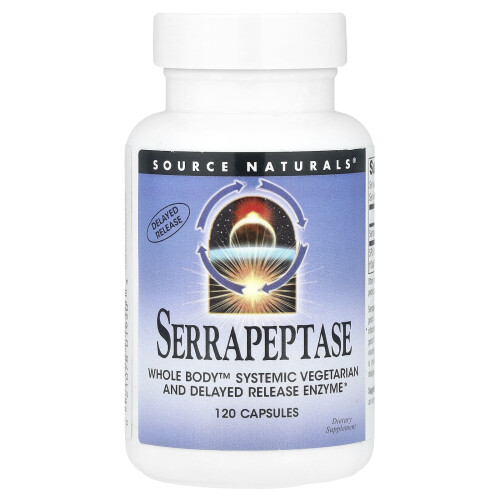Source Naturals, Σερραπεπτασίνη, 120 Capsules