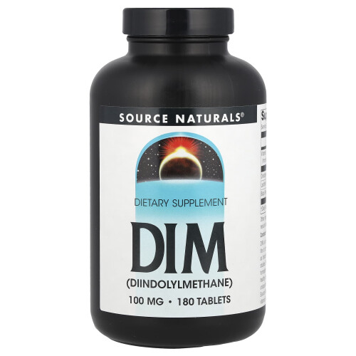 Source Naturals, DIM (Diindolylmethane), 100 mg, 180 Tabletten