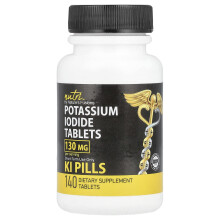 Nutri, Potassium Iodide Tablets, 140 Tablets (65 mg per Tablet)