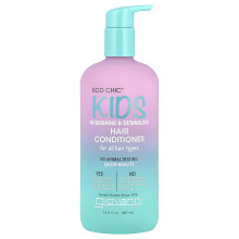 Giovanni, Eco Chic Kids, Näringsrik & Fjädrande Hårvård, För All Hårtyper, 16,5 fl oz (487 ml)