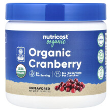 Nutricost, Οργανική Κρανμπέρι, Απαγώγιμο, 8.1 oz (227 g)