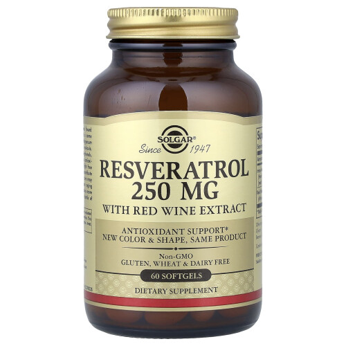 Solgar Solgar, Resveratrol, 60 Softgéis