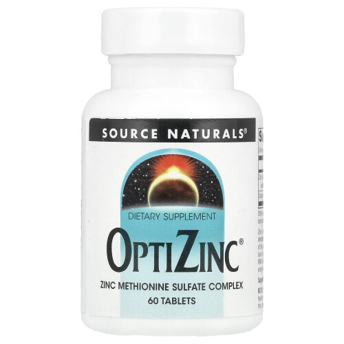 Source Naturals, OptiZink, 60 Tabletter