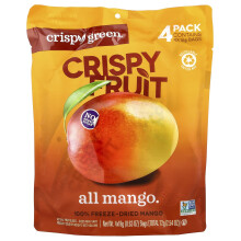 Crispy Green, Crispy Fruit, Alle Mango, 4 Pack, 0.63 oz (18 g) Elke
