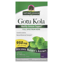 Nature's Answer, Gotu Kola, 950 mg, 90 Vegetarische Capsules (475 mg per Capsule)
