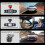 Dash Cam4 καναλιών 1080P HD με υπέρυθρη νυχτερινή όραση, μαύρο 8