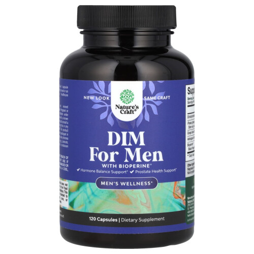 Nature's Craft, DIM για Ανδρών με BioPerine, 120 Φύλλα