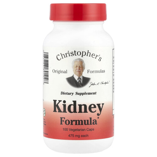 Formulă Renală de Christopher's Original Formulas, 475 mg, 100 Capsule Vegetariene