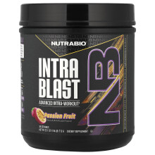 NutraBio, Intra Blast, Intra Trainings Aminozuurbrandstof, Passievrucht, 1,6 lb (718 g)