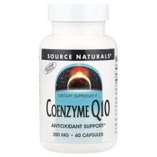 Source Naturals, Koenzym Q10, 200 mg, 60 Kapslí