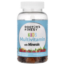 Doctor's Finest, Multivitamin dla Dzieci, Owocowa Mieszanka, 120 Pektynowych Galaretkek