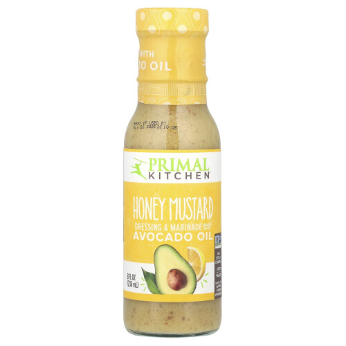 Primal Kitchen, Molho e Marinada Feita com Óleo de Abacate, Mostarda de Mel, 8 fl oz (236 ml)