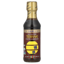 San-J, Teriyaki, Fritar e Molho, Sem Glúten, 10 fl oz (296 ml)