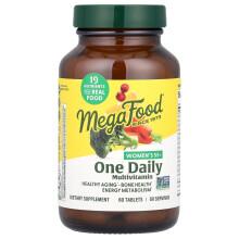 MegaFood, Kobiety 55+, Jednodniowy Multivitamin, 60 tabletek