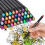 12-Farben-Fineliner-Stifte mit 0,4-mm-Spitze – Set 12