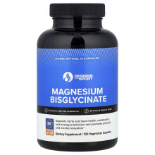 Designs For Health, Designs For Sport, Magnézium Bisglikinát, 120 Vegetáriánus Kapszula (150 mg per Kapszula)