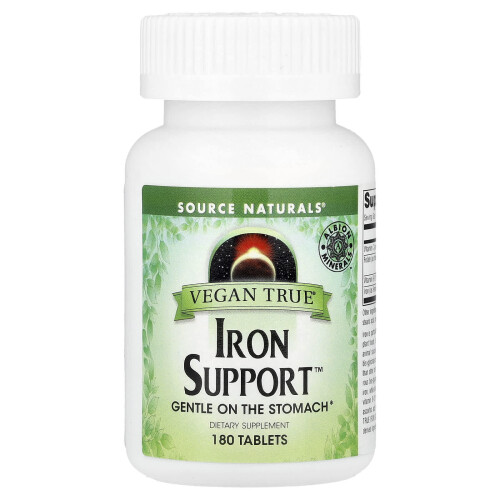 Source Naturals, Supporto Vegetale di Ferro, 180 Compresse