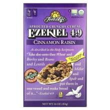 Food For Life, Ezekiel 4:9, Gezouten Crunchy Cereal, Cinnamon Raisin, 16 oz (454 g)